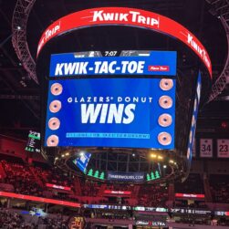 Timberwolves Kwik Tac Toe Glazers Donut Win.